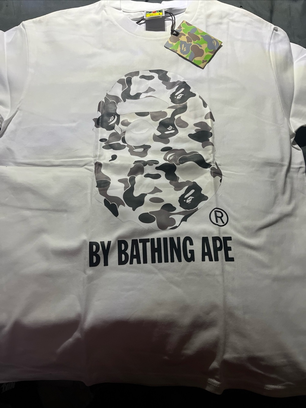 A bathing ape bape t-shirt size large